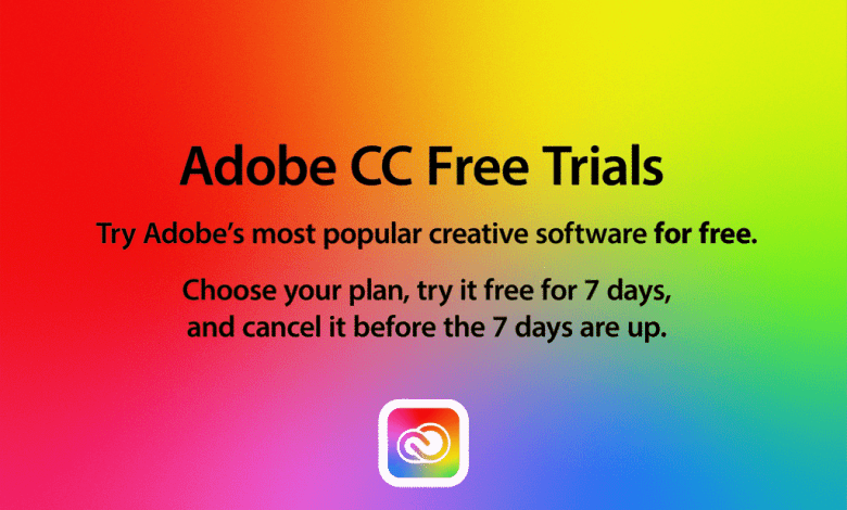 Adobe CC Free Trials