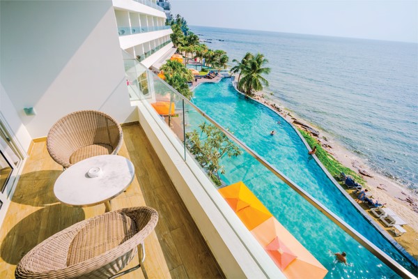 Review Seashell Phu Quoc - Balcony