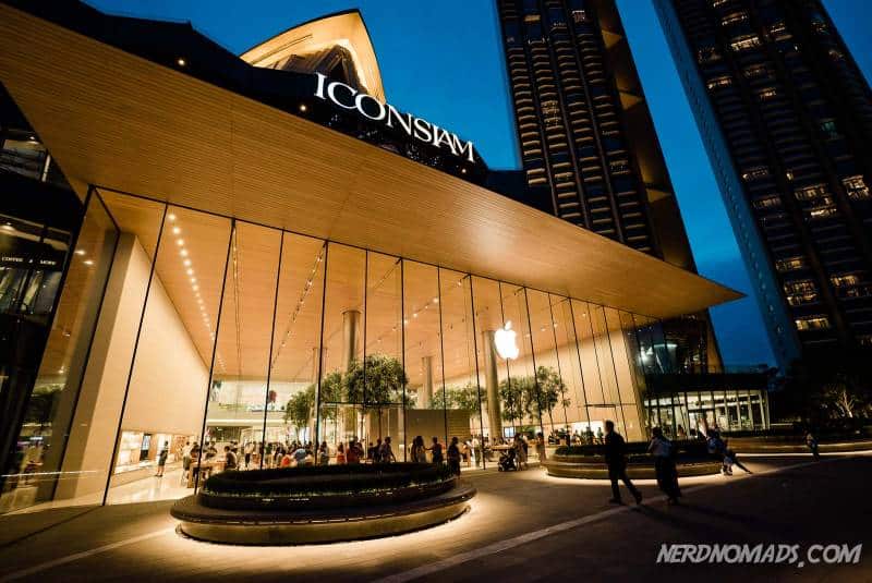 The only Apple store in Thailand is located in IconSiam shopping mall in Bangkok