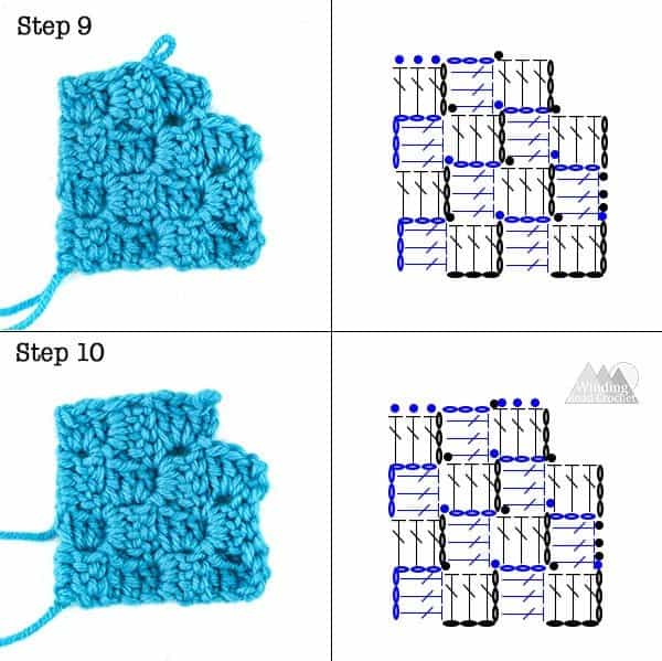 how to corner to corner crochet decrease