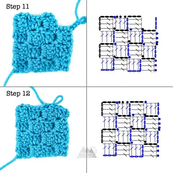how to corner to corner crochet decrease