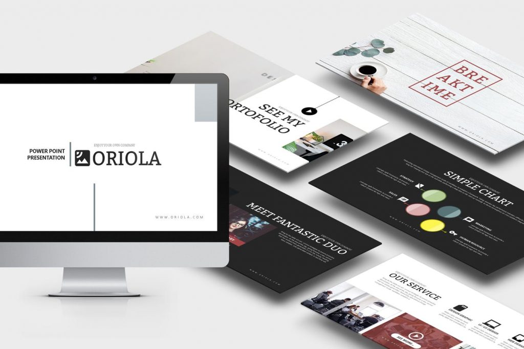 Oriola - Mẫu powerpoint doanh nghiệp hiện đại