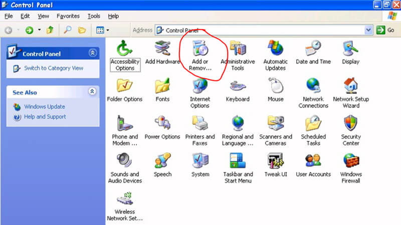 Uninstall Aegisub in Windows XP