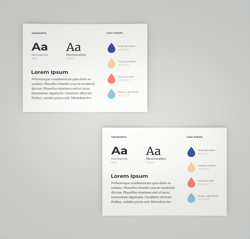 Creative One Page Brand Guideline Template2