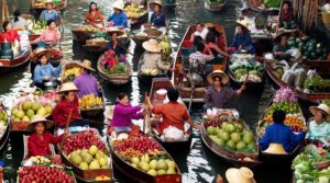 Cách đi chợ nổi 4 miền Pattaya