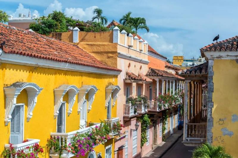 Những tòa nhà thuộc địa đầy màu sắc tại Cartagena