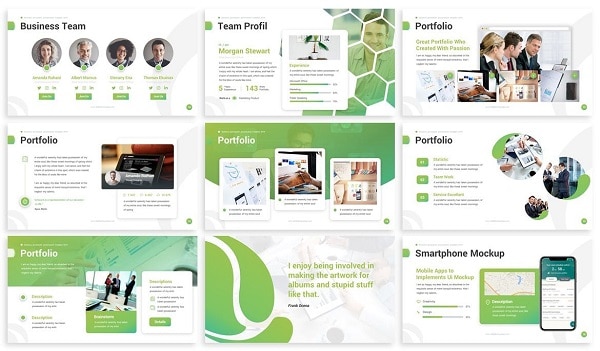 Mẫu Powerpoint Doanh Nghiệp Experience
