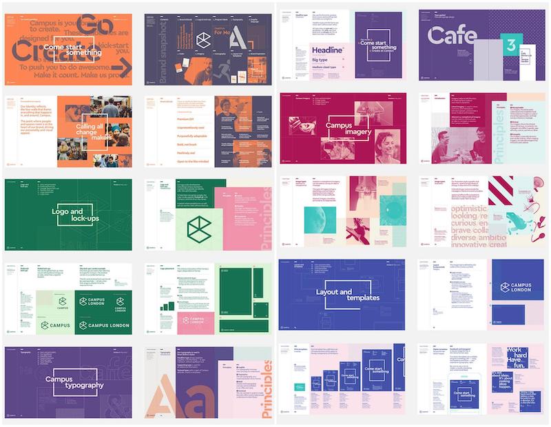 Extra Colorful Brand Guidelines Example