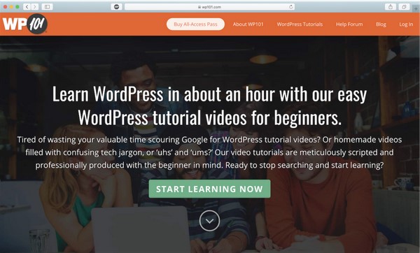 học WordPress trên wp101