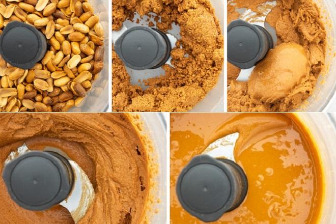 Các bước làm bơ hạt đậu phộng giảm cân nặng không đường, ko nên dầu ăn