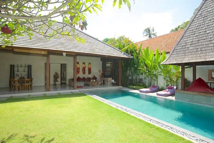 Các Villa có bể bơi riêng rất phổ biến ở Bali
