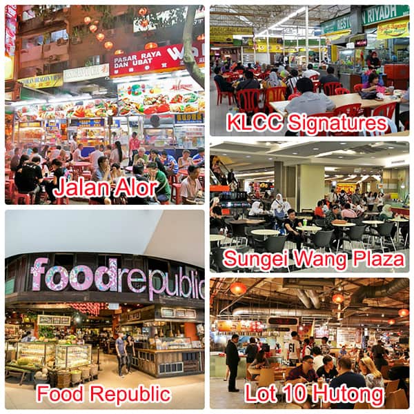 Kinh nghiệm du lịch Kuala Lumpur, ăn uống tại các khu ẩm thực ngon, giá rẻ