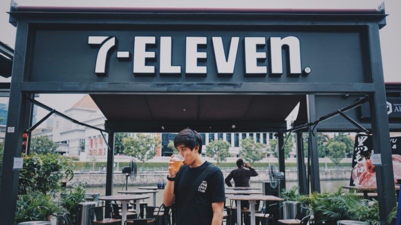 Quán cafe 7 Eleven tại Malaysia