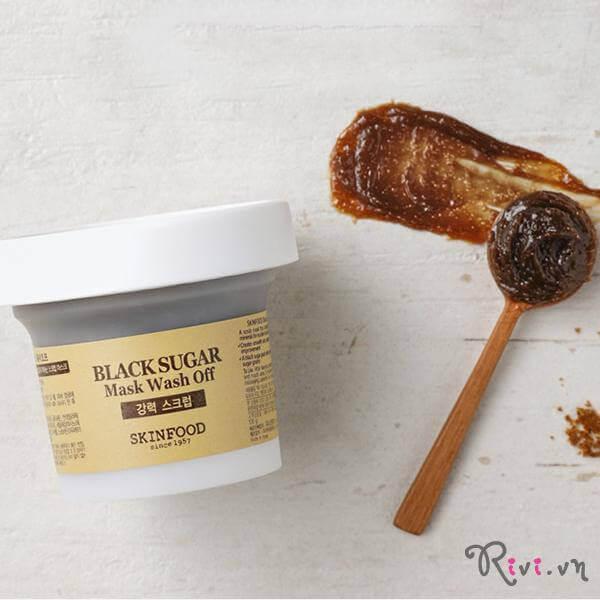 Mặt Nạ Đường Đen Skinfood Black Sugar Mask Wash Off