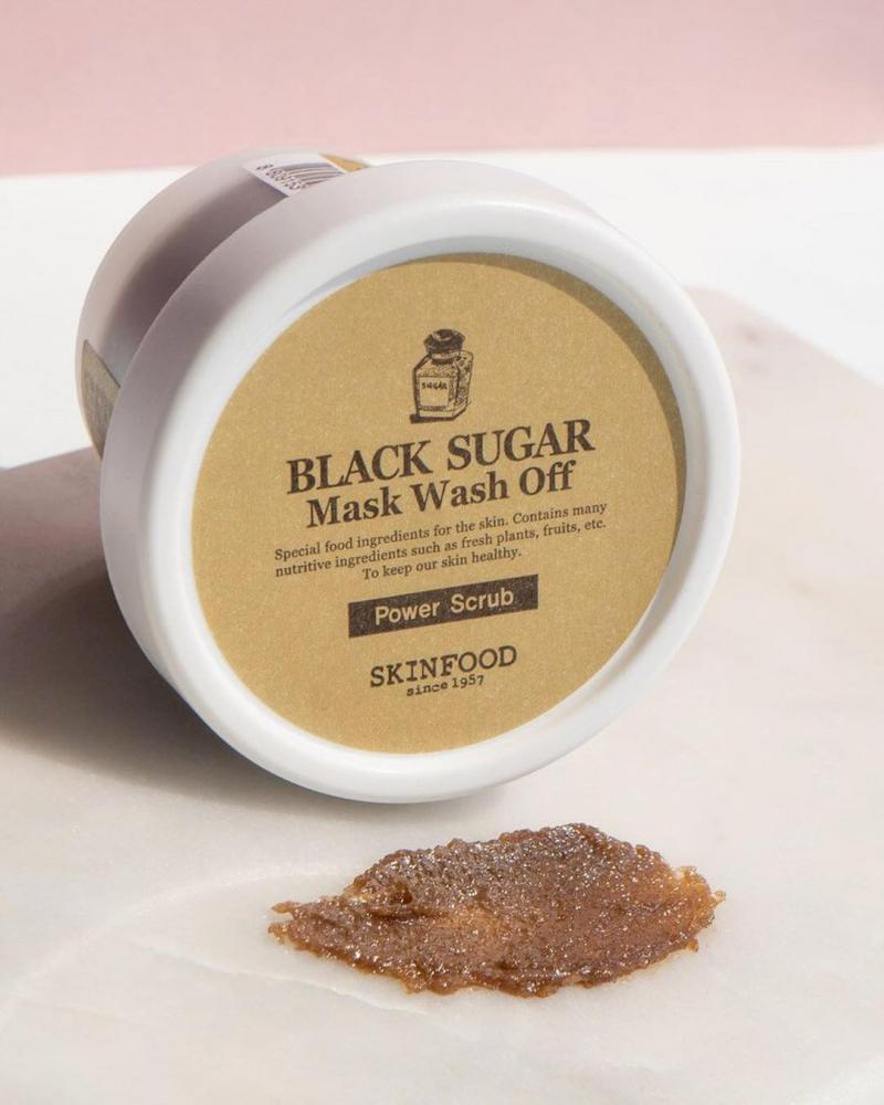 Mặt Nạ Đường Đen Skinfood Black Sugar Mask Wash Off