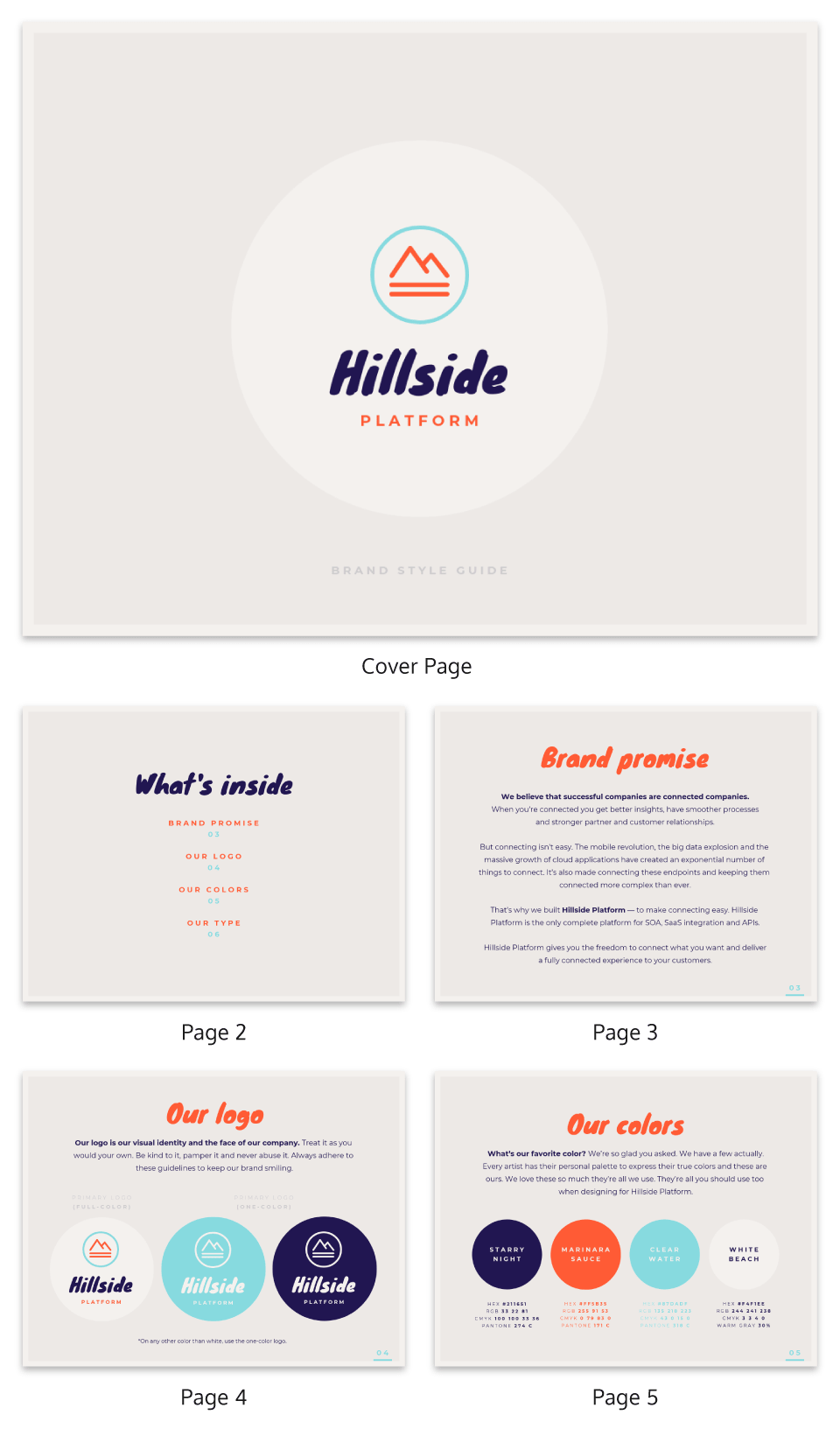 Muted Business Brand Guidelines Template2