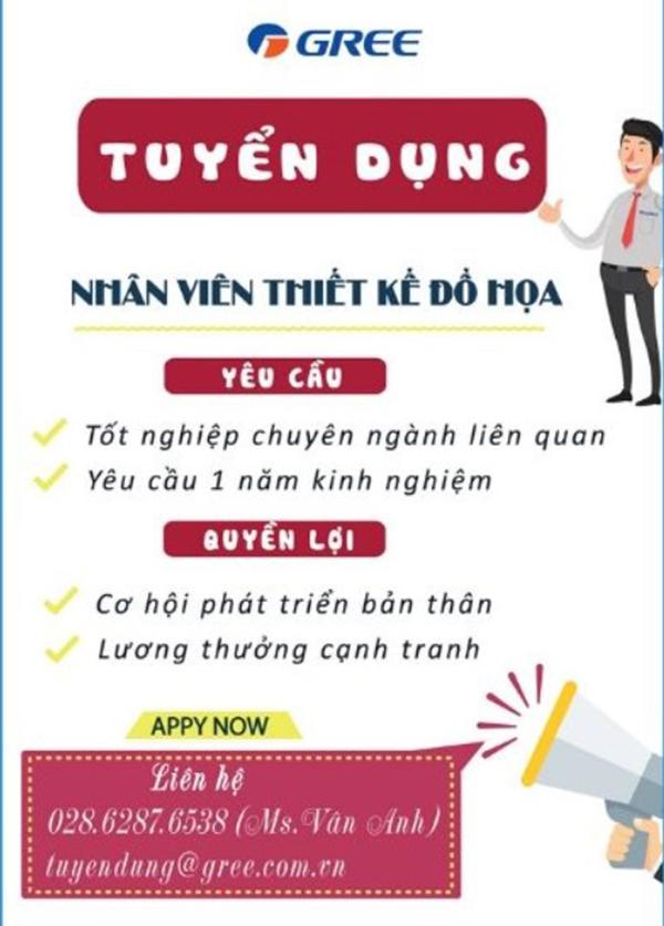 Poster tuyển thiết kế