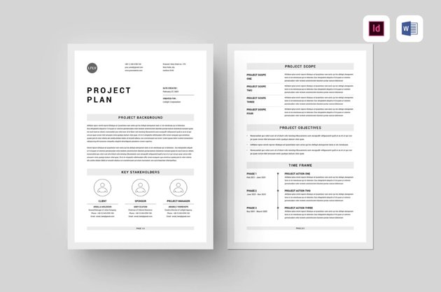Project status report template Word