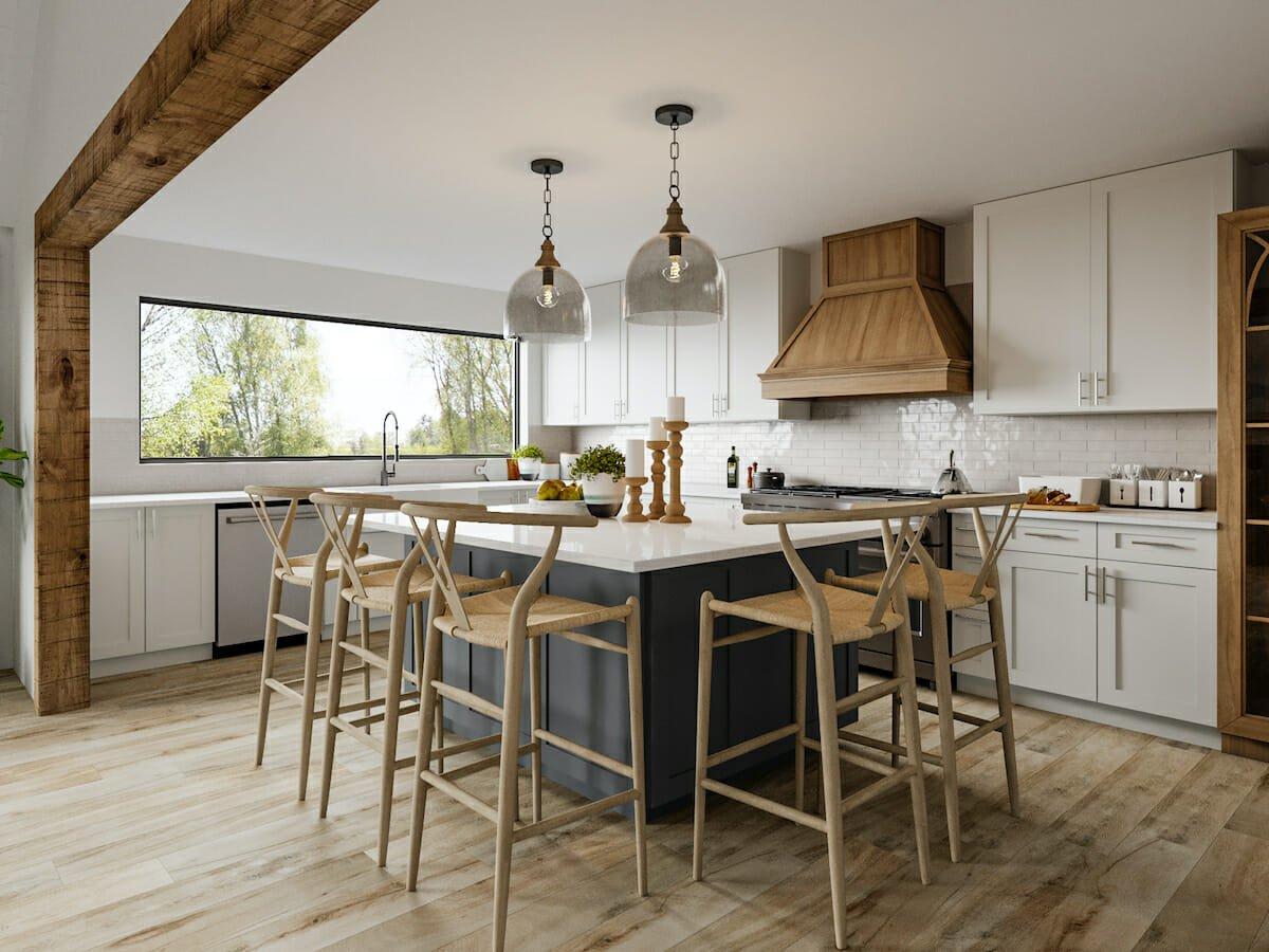 Rustic interior design elements for a kitchen remodel