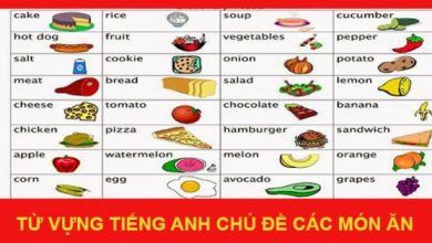 Danh sách thực đơn, các món ăn Việt Nam dịch sang tiếng Anh như thế nào