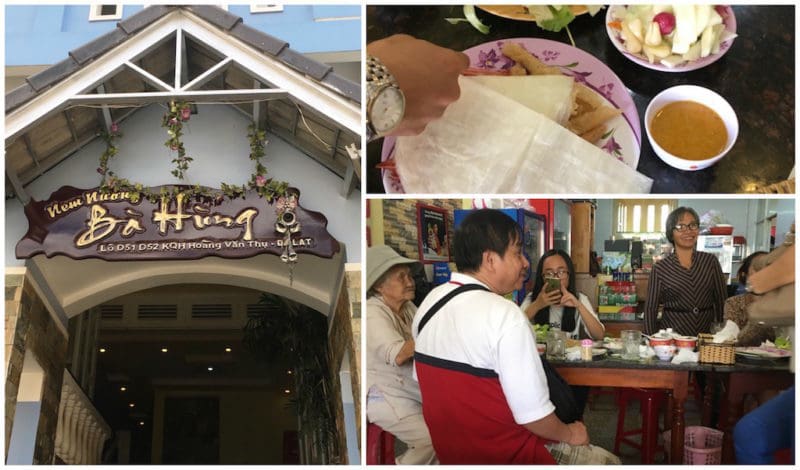 Ba Hung Restaurant and Nem Nuong in Da Lat, Vietnam - Dalat Travel Guide