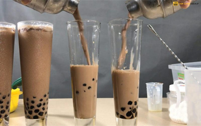 cách làm trà sữa socola - Tam Long Group