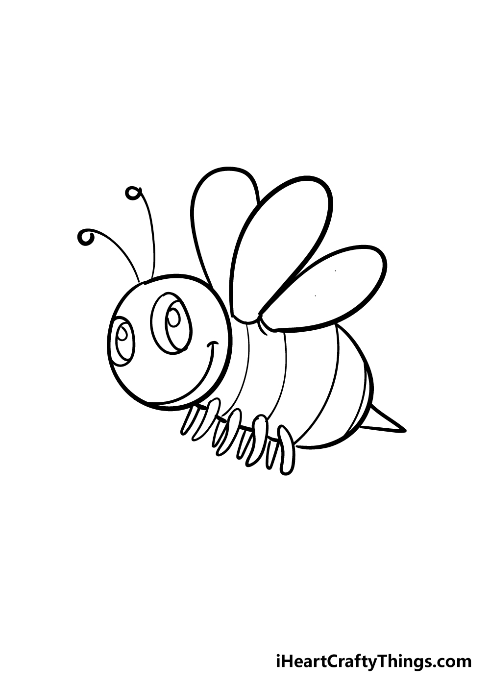 con ong vẽ bước 5