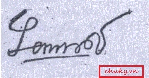 Chữ ký tên Lâm ấn tượng