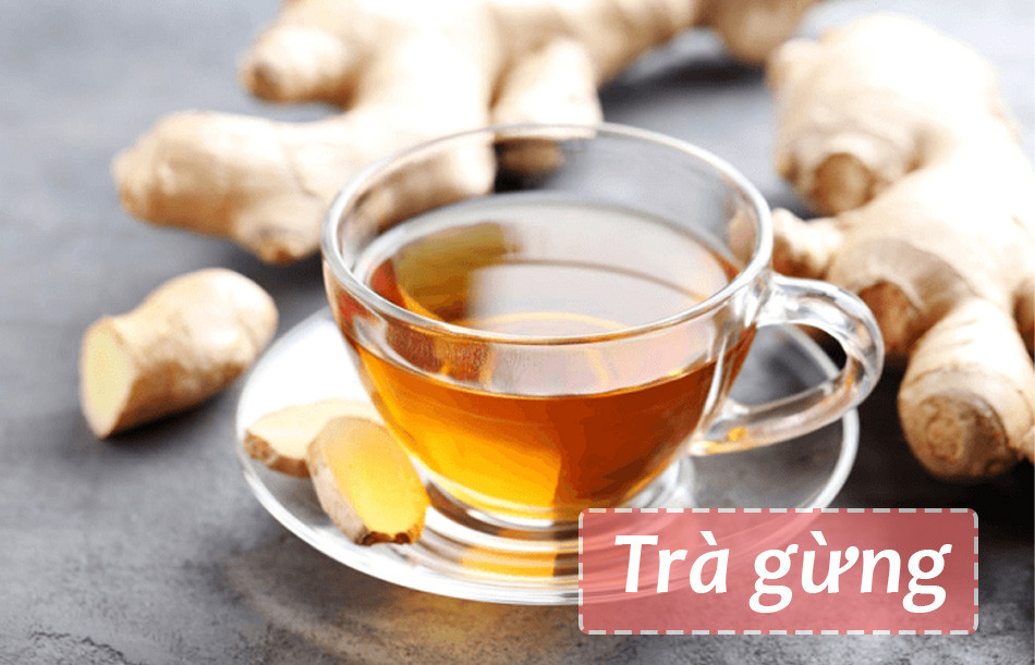 Cải thiện cơn đau bụng kinh bằng trà gừng