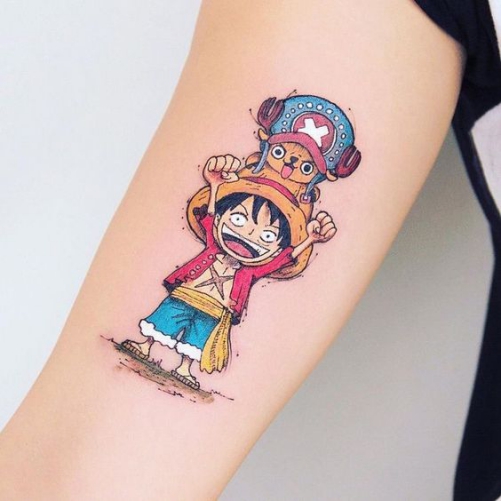 Hình xăm nghệ thuật tatoo mini hoạt hình đẹp nhất