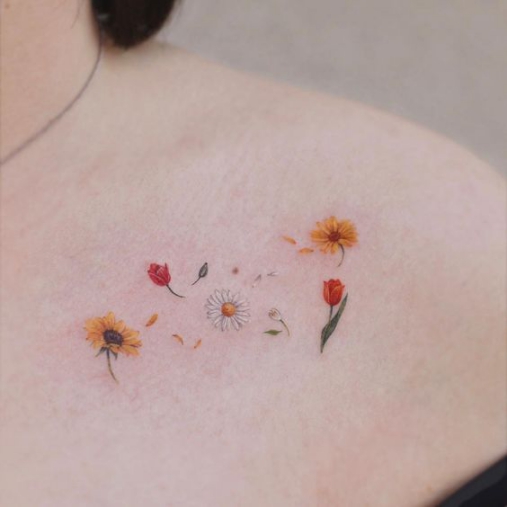 Hình xăm nghệ thuật tatoo mini kín đáo đẹp nhất