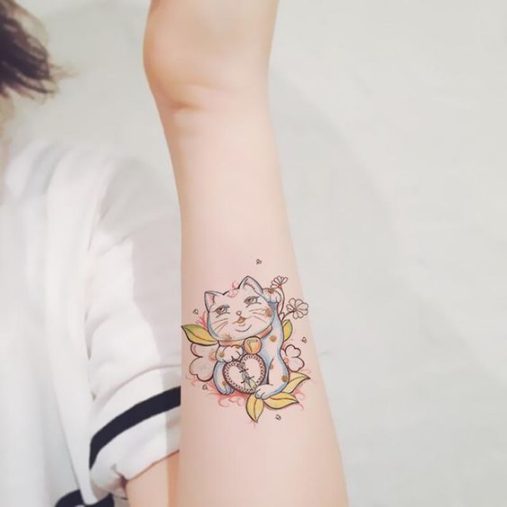 Hình xăm nghệ thuật tatoo mini may mắn đẹp nhất