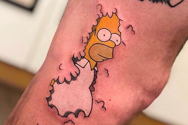 Simpson tattoo ngộ nghĩnh