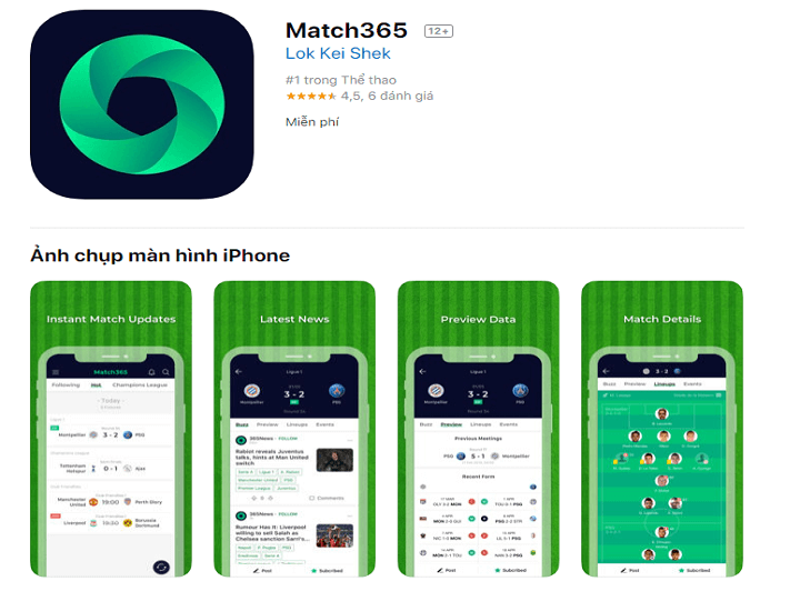 Kiếm Bitcoin miễn phí trên app với match365