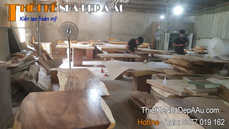 Xưởng sản xuất gỗ nguyên tấm