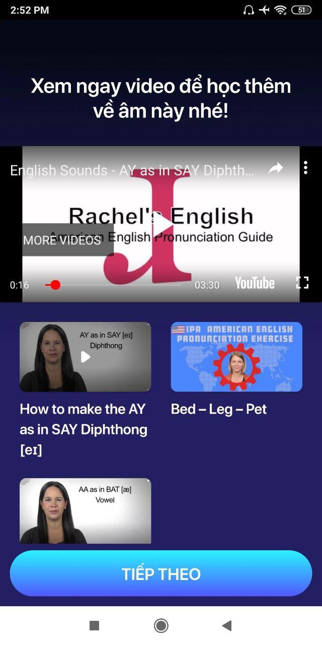 ELSA có cung cấp nguồn video bài học từ các giáo viên dạy ngoại ngữ khác trên Youtube