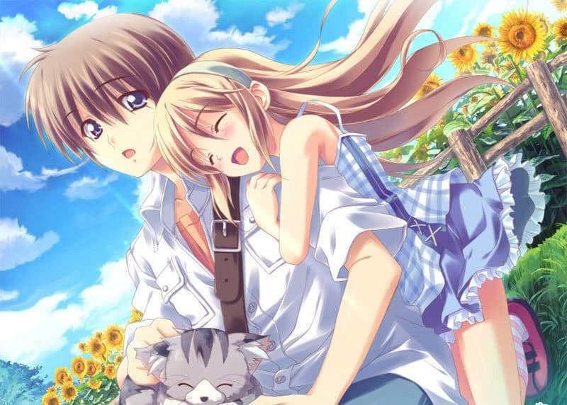 Hình Anime Tình Yêu đẹp dễ thương trong sáng