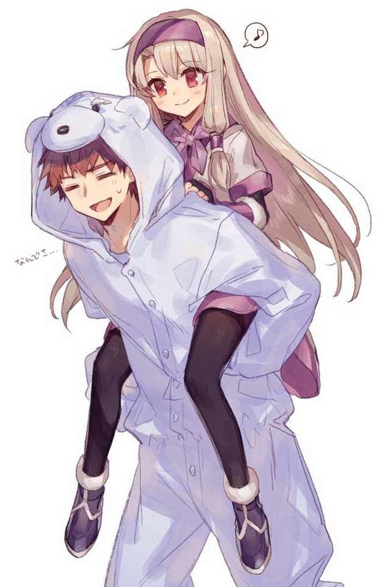 Hình Anime FF cặp đôi cute đáng yêu
