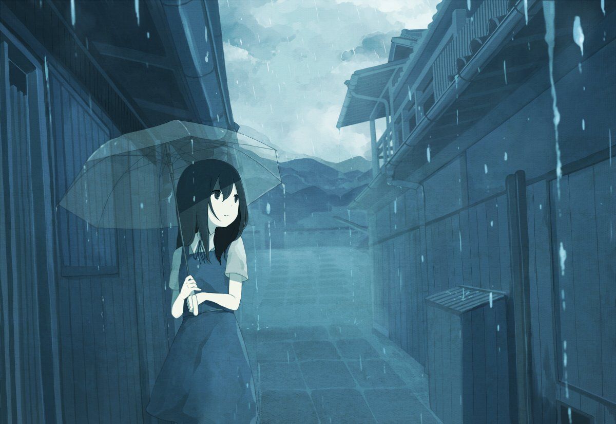 Hình Anime về mưa đẹp nhất