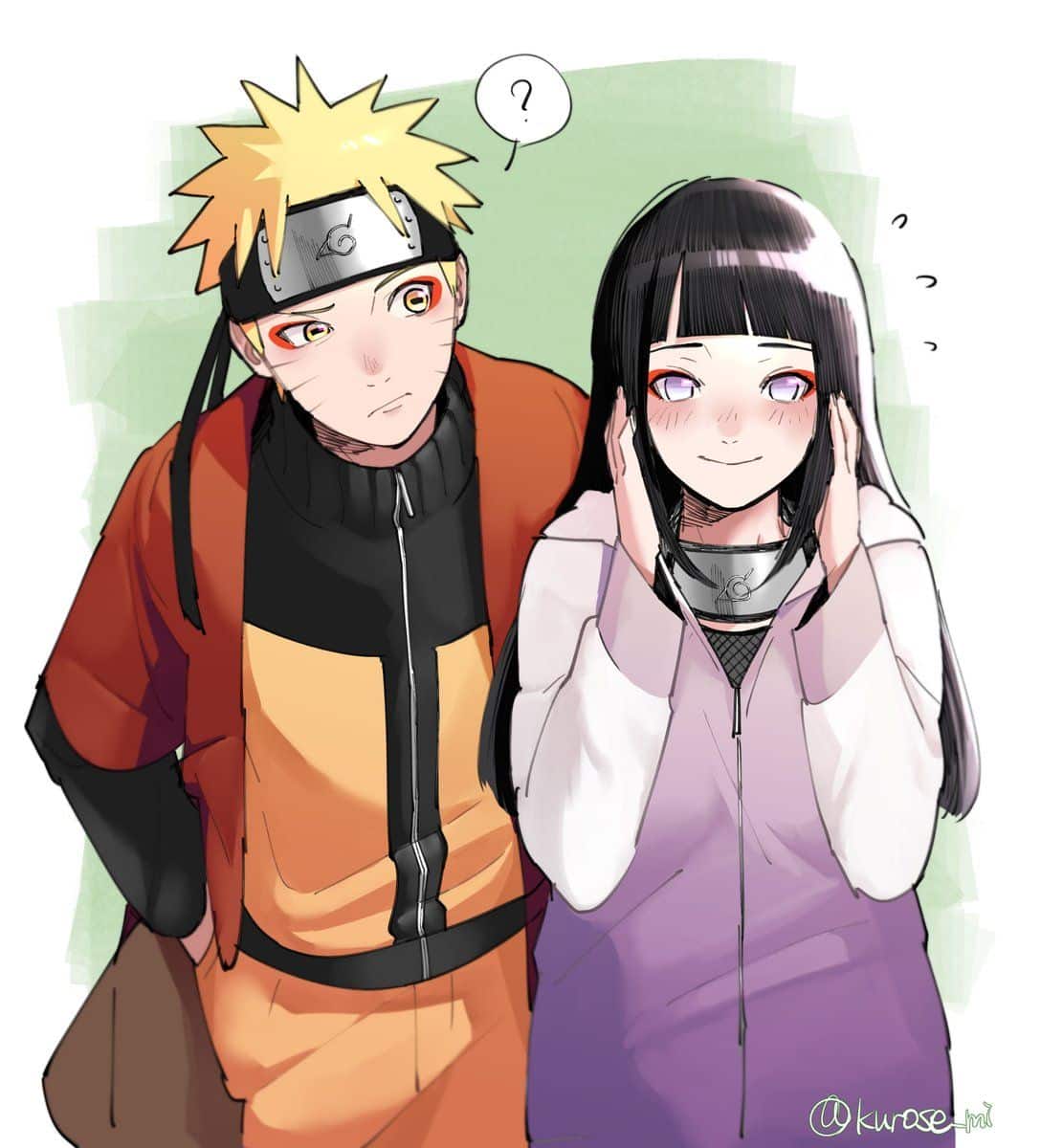 Hình Naruto Và Hinata cực đáng yêu