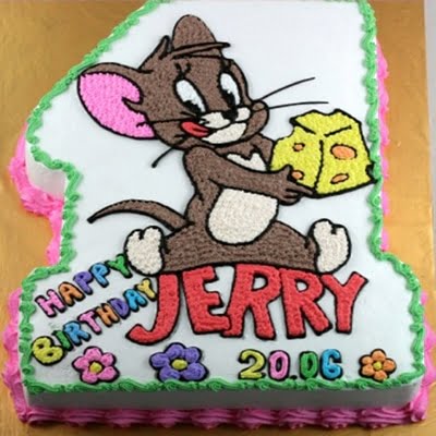 Hình bánh sinh nhật chuột Jerry