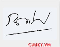 Mẫu chữ ký tên Đức Bình đẹp