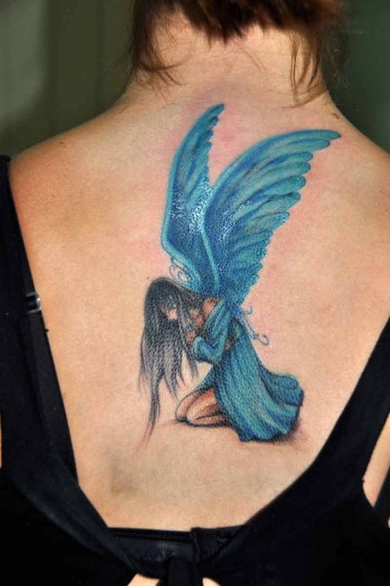 Tattoo Cánh Thiên Thần Đẹp Cho Nữ