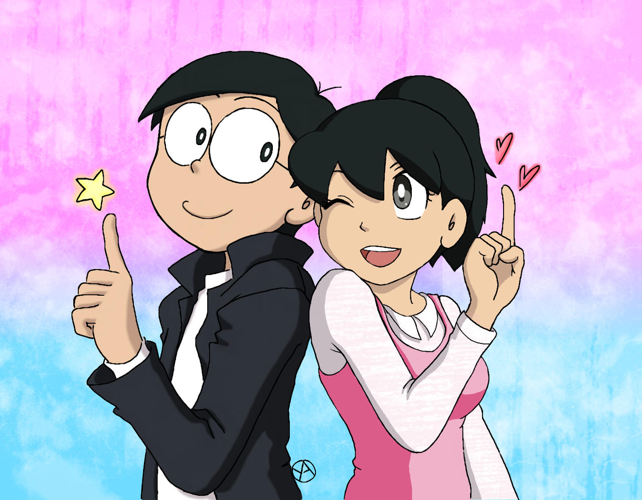 Ảnh Nobita và Shizuka HD