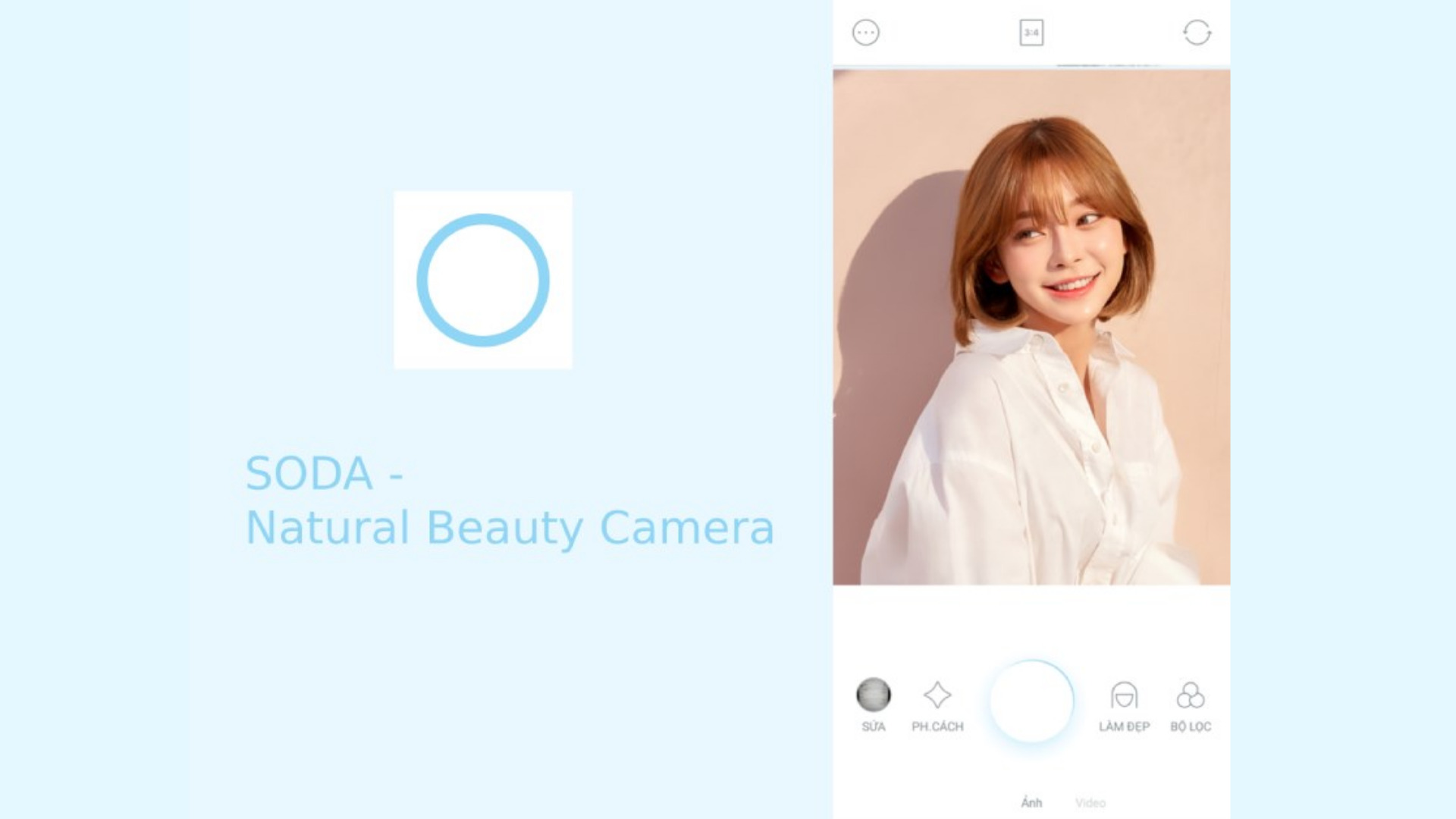 App chụp hình đẹp Hàn Quốc - SODA