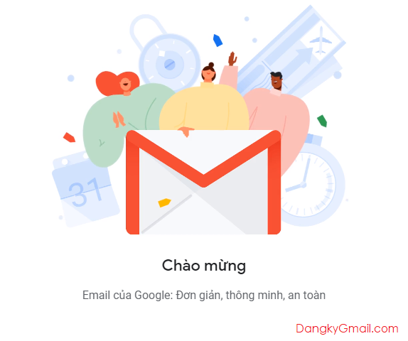 Đăng ký Gmail tiếng Việt miễn phí