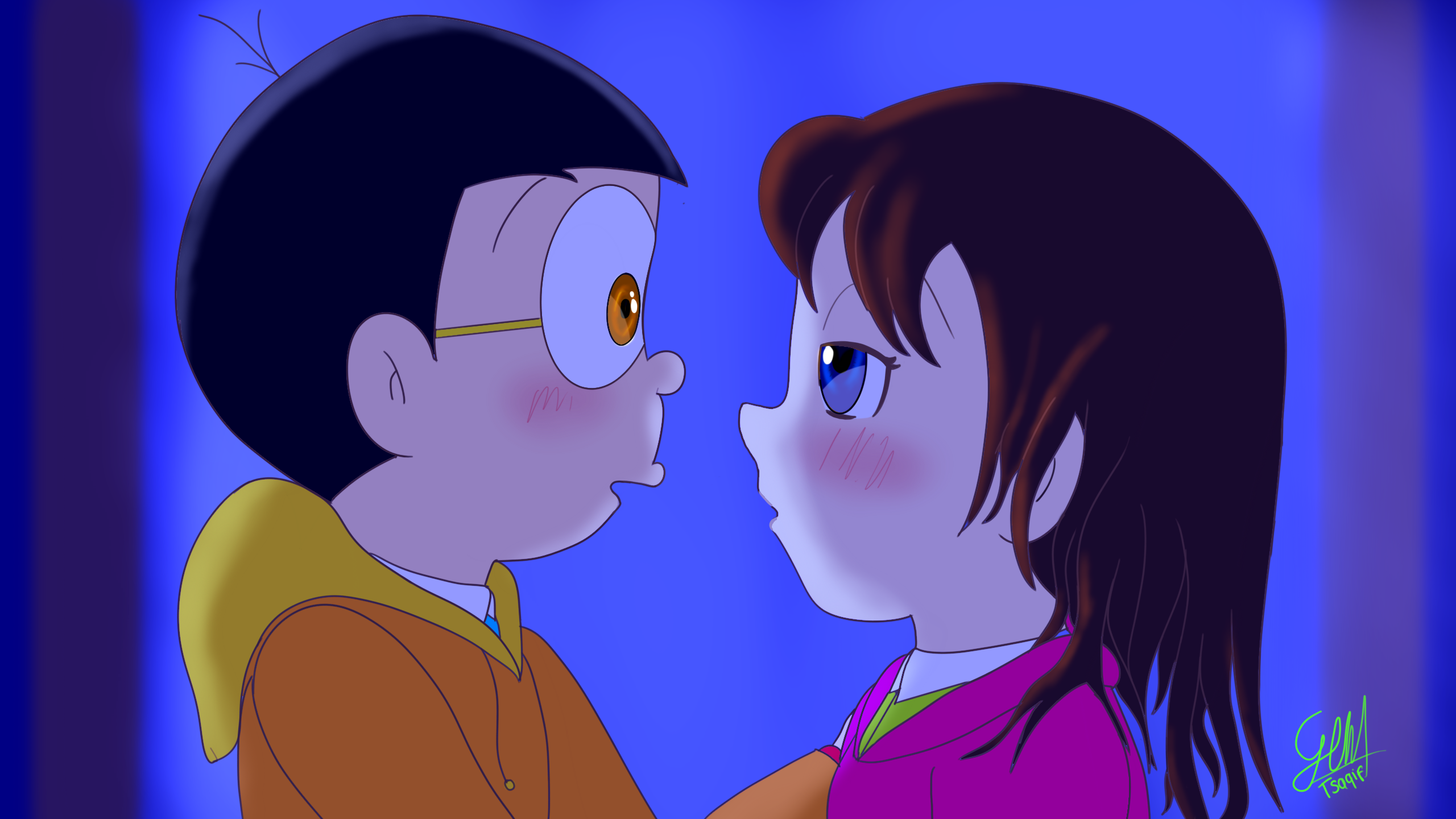 Hình ảnh Nobita và Shizuka cực đẹp