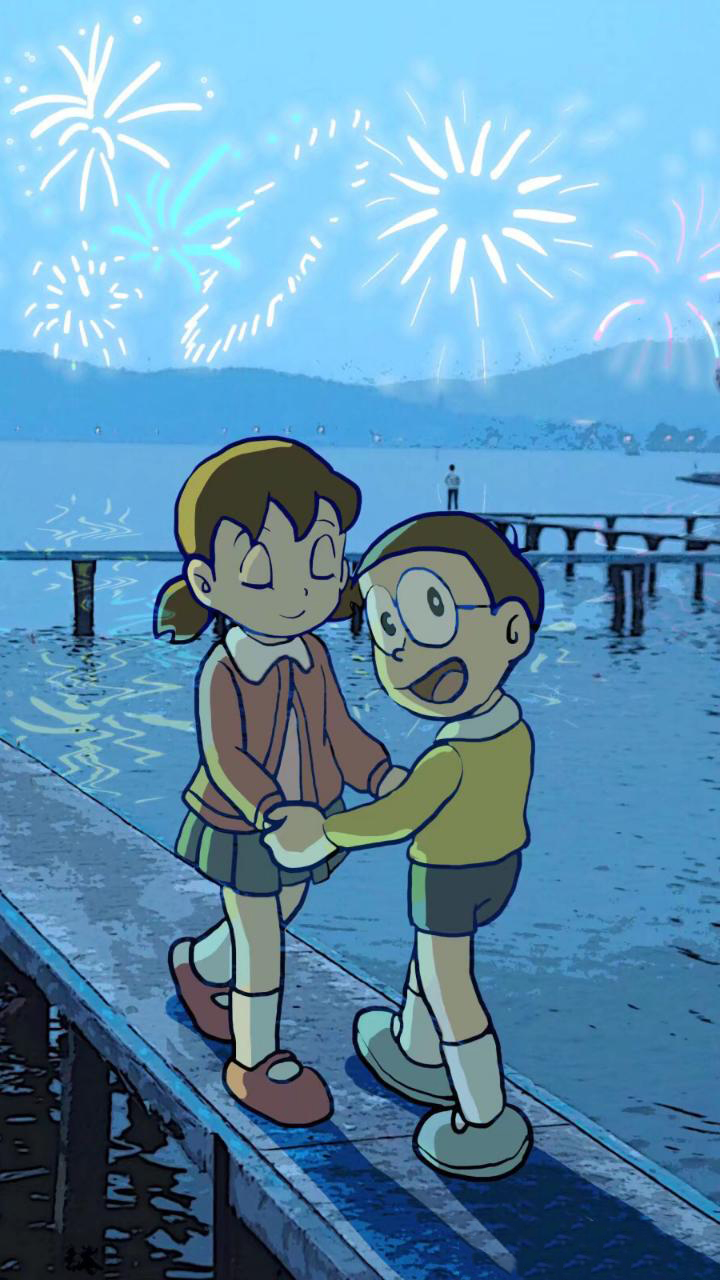 Hình ảnh Nobita và Shizuka đẹp