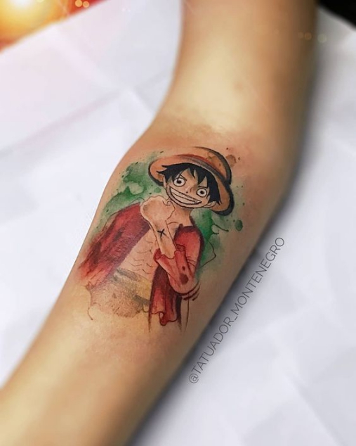 Hình xăm nghệ thuật tatoo mini one piece đẹp nhất