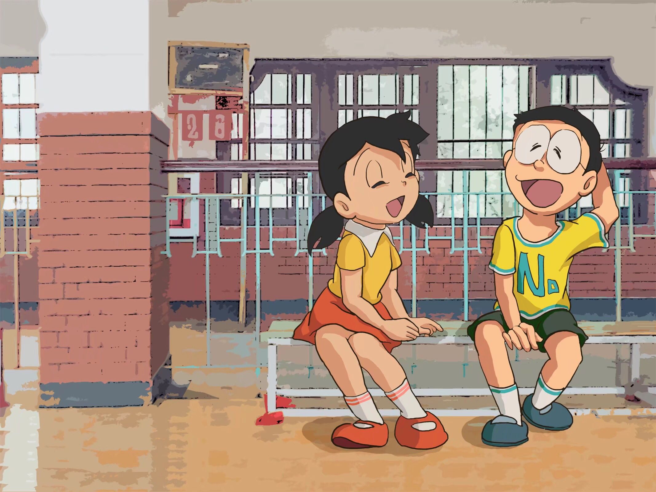 Hình nền Nobita và Shizuka 2K